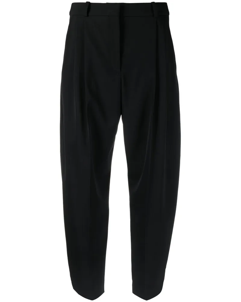 Stella McCartney Gekürzte Tapered-Hose - Schwarz Schwarz