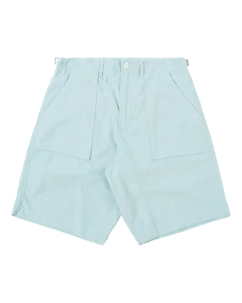 Universal Works Fatigue patch-pocket shorts - Blau Blau