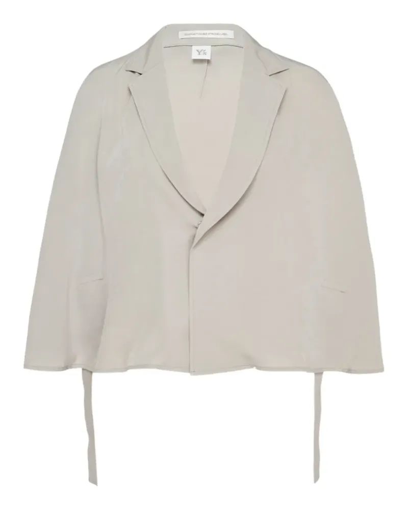 Yohji Yamamoto tailored cape - Nude Nude