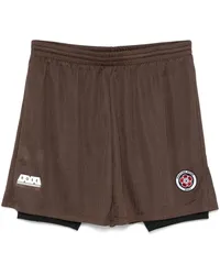 Martine Rose Double Football Shorts Braun