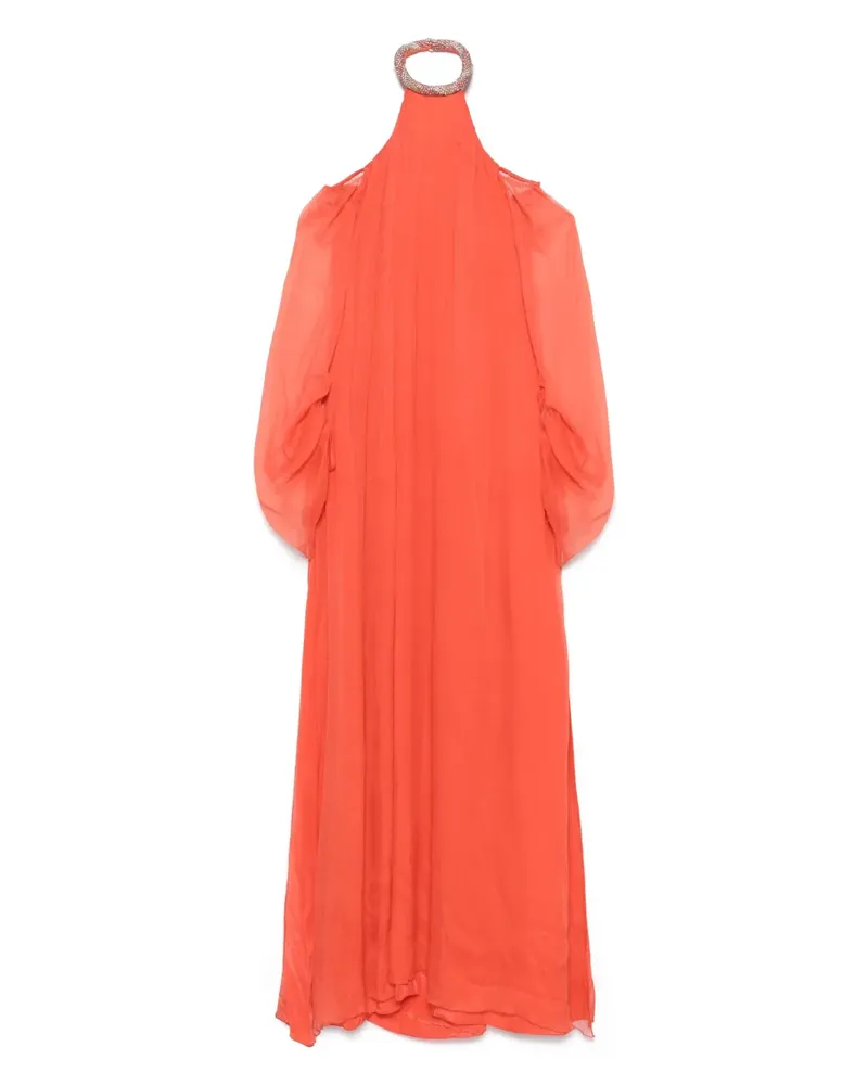 Amen Maxikleid aus Seide - Rot Rot