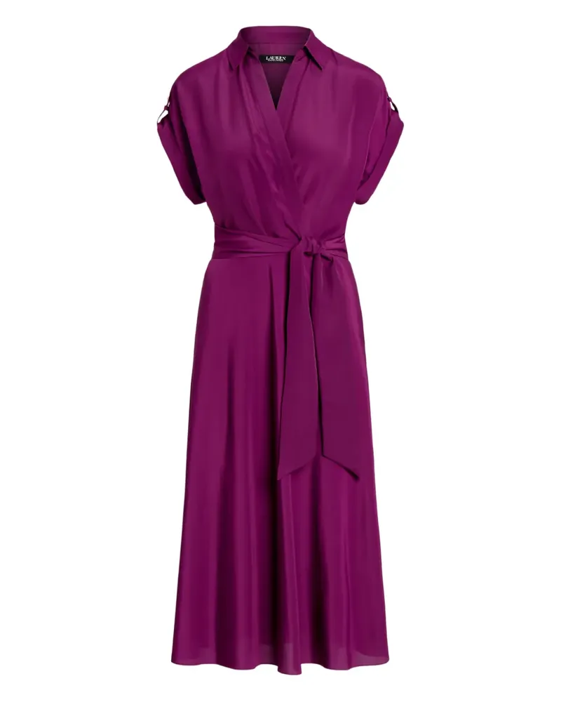 Ralph Lauren belted midi dress - Violett Violett