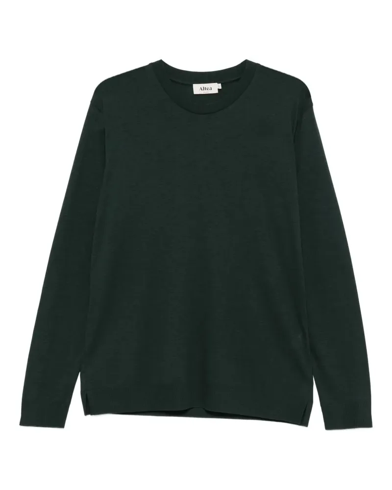 Altea Langarmshirt mit Rundhalsausschnitt - Grün Grün