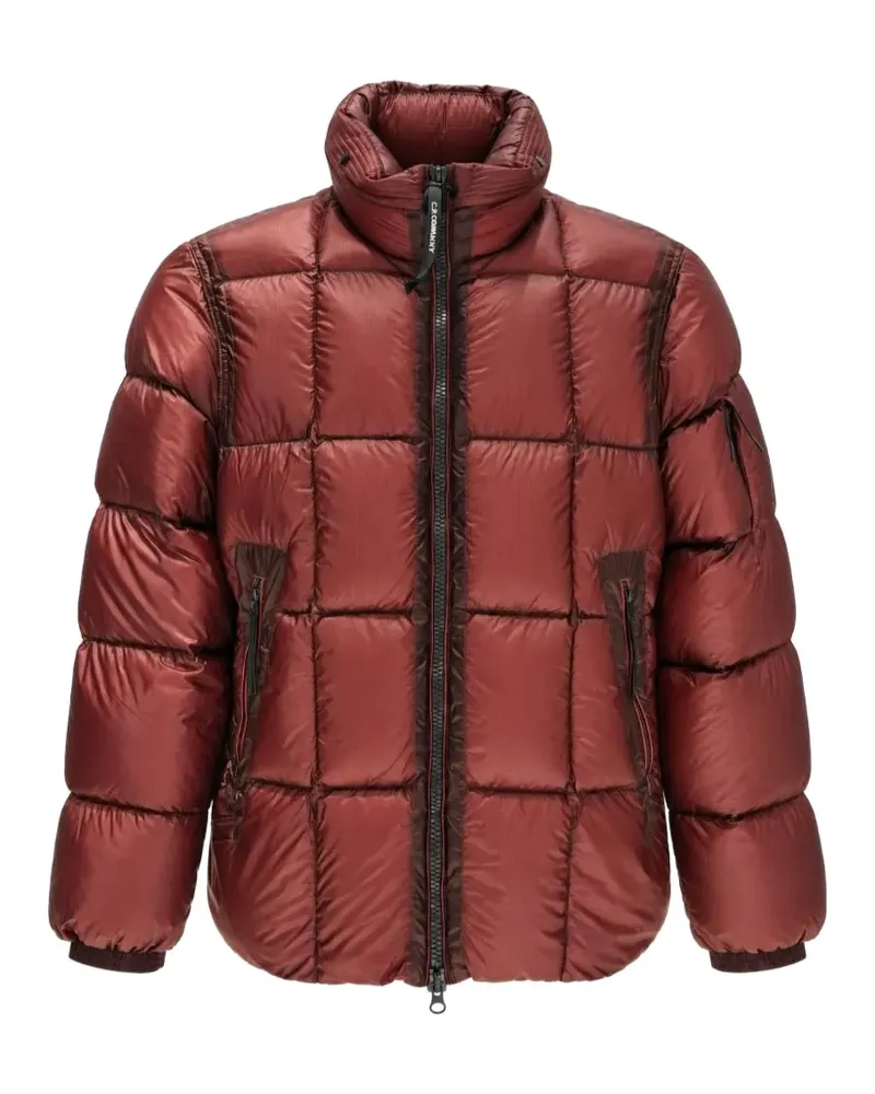 C.P. Company D.D. Shell Daunenjacke mit Kapuze - Rot Rot