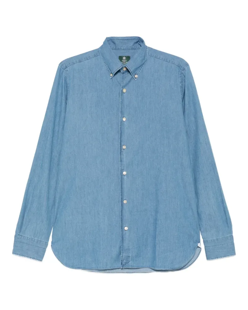 Luigi Borrelli Gable Hemd - Blau Blau
