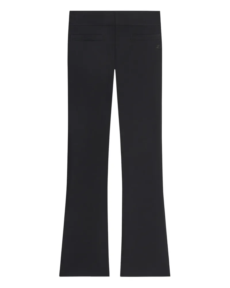Courrèges Heritage Bootcut-Hose - Schwarz Schwarz