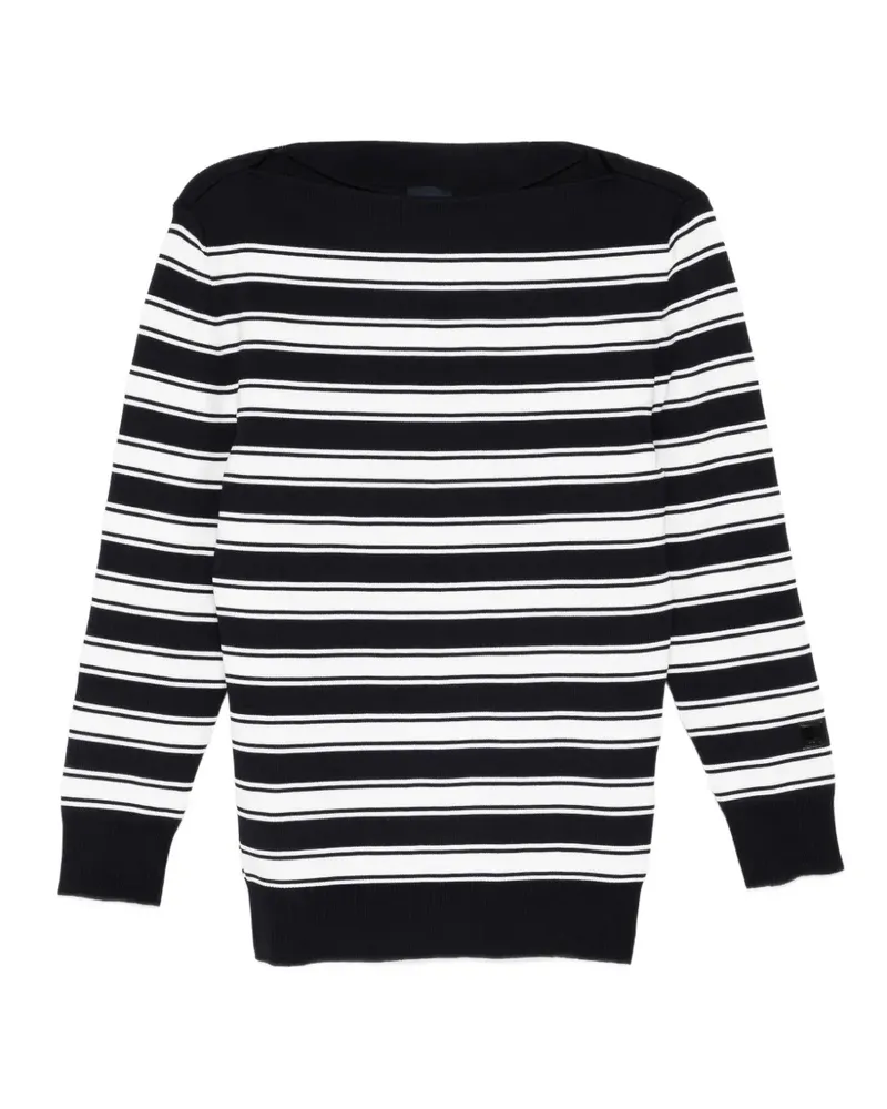 JUUN.J Gestreifter Pullover - Blau Blau