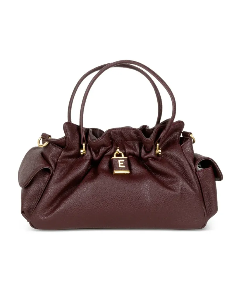 Ermanno Scervino Life Tote Bag mit Logoplakette - Rot Rot