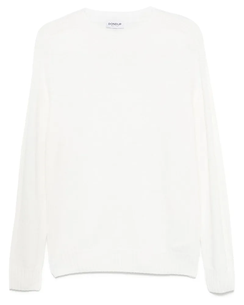 Dondup Klassischer Pullover - Weiß Weiß