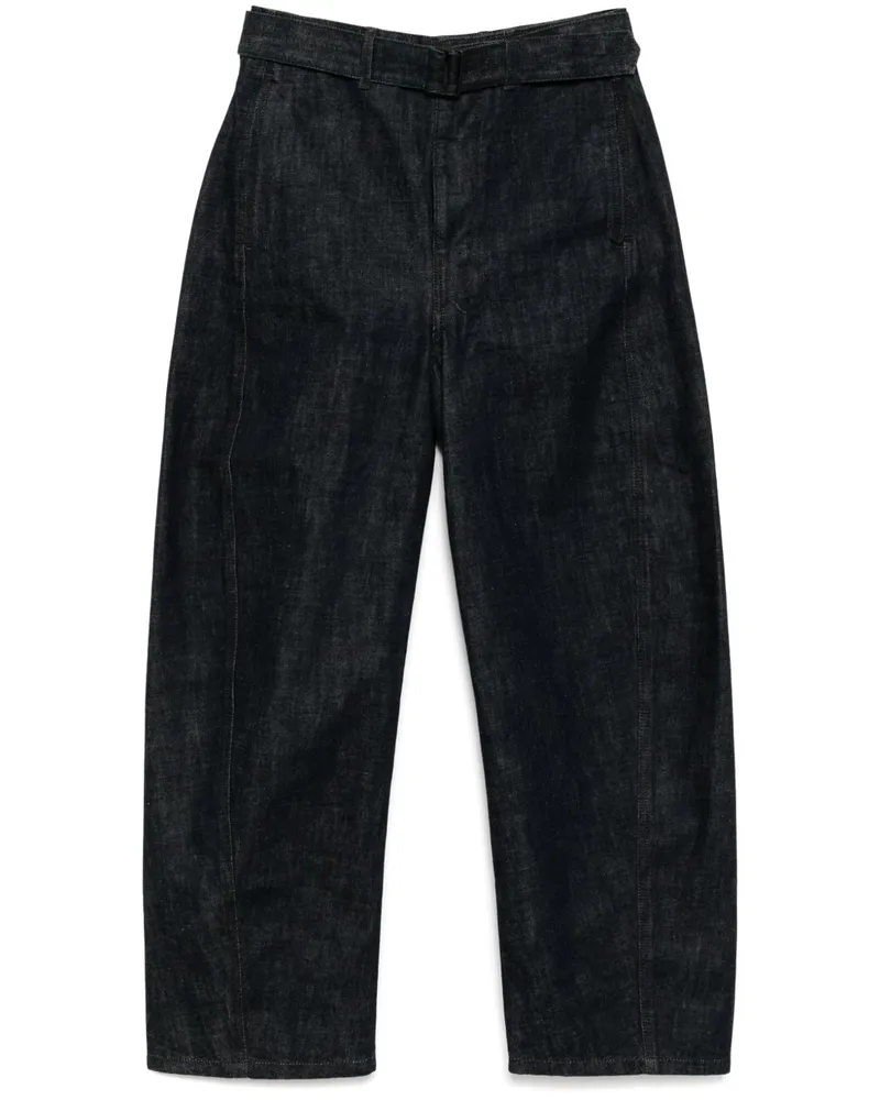 Christophe Lemaire Hose mit Gürtel - Blau Blau