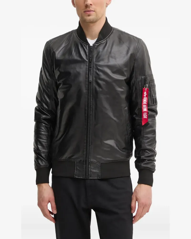 Alpha Industries MA-1 Bomberjacke - Schwarz Schwarz