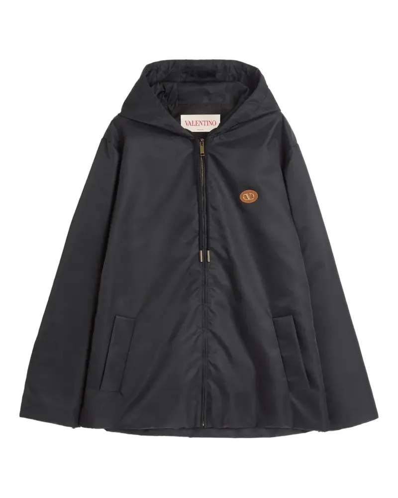 Valentino Garavani Windbreaker mit Kapuze - Schwarz Schwarz