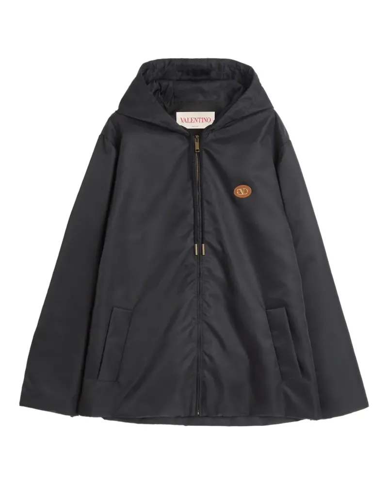 Valentino Garavani Windbreaker mit Kapuze - Schwarz Schwarz
