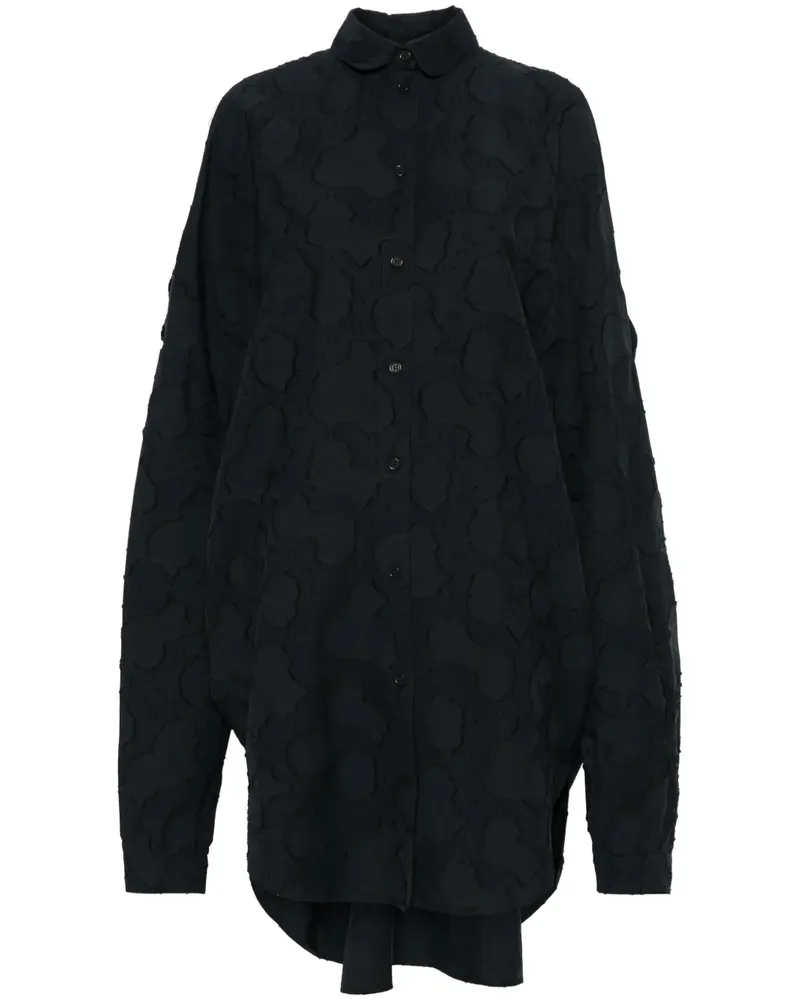 Henrik Vibskov Bumble Hemdkleid - Schwarz Schwarz