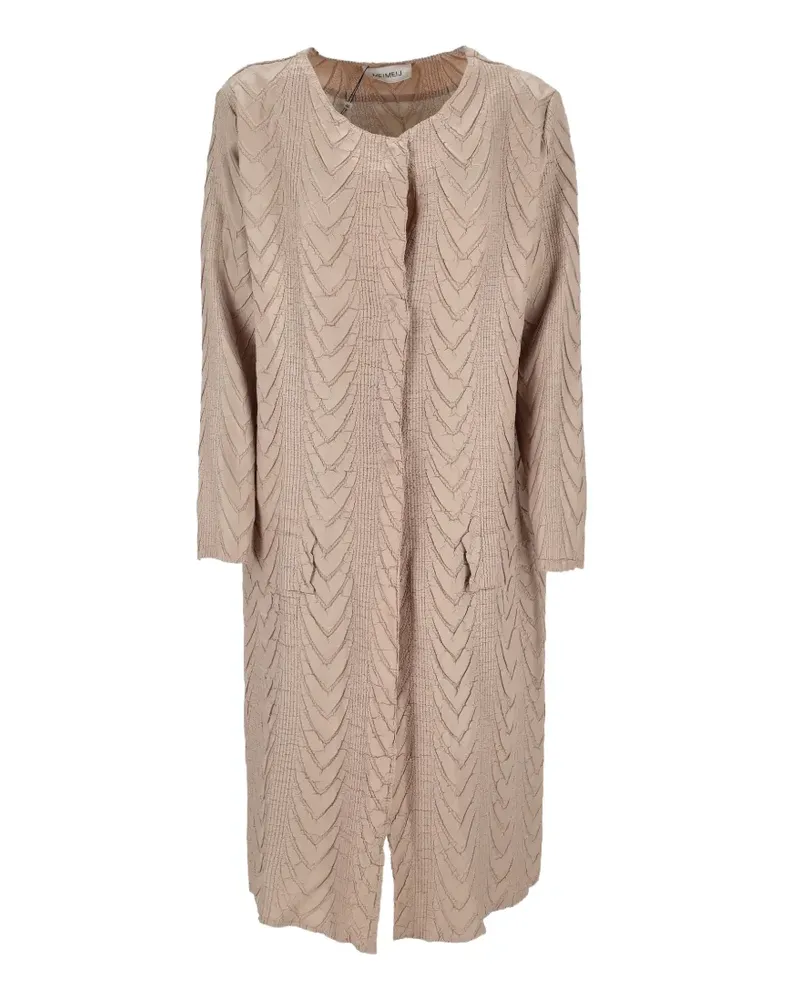 MEIMEIJ single-breasted coat - Nude Nude