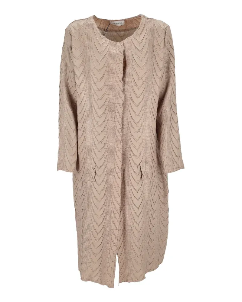 MEIMEIJ single-breasted coat - Nude Nude