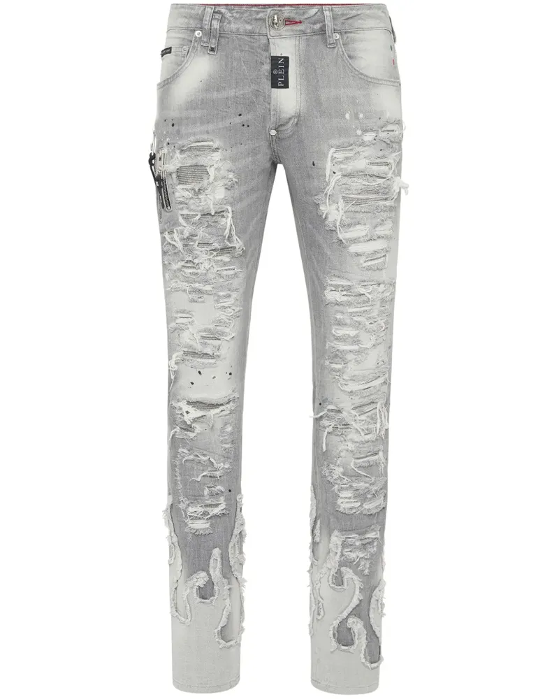 Philipp Plein Rock Star Jeans - Grau Grau