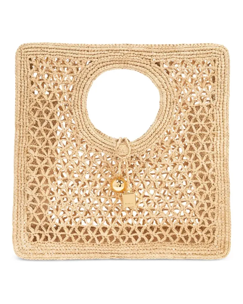 Jacquemus Kleine The Spiaggia Handtasche - Nude Nude