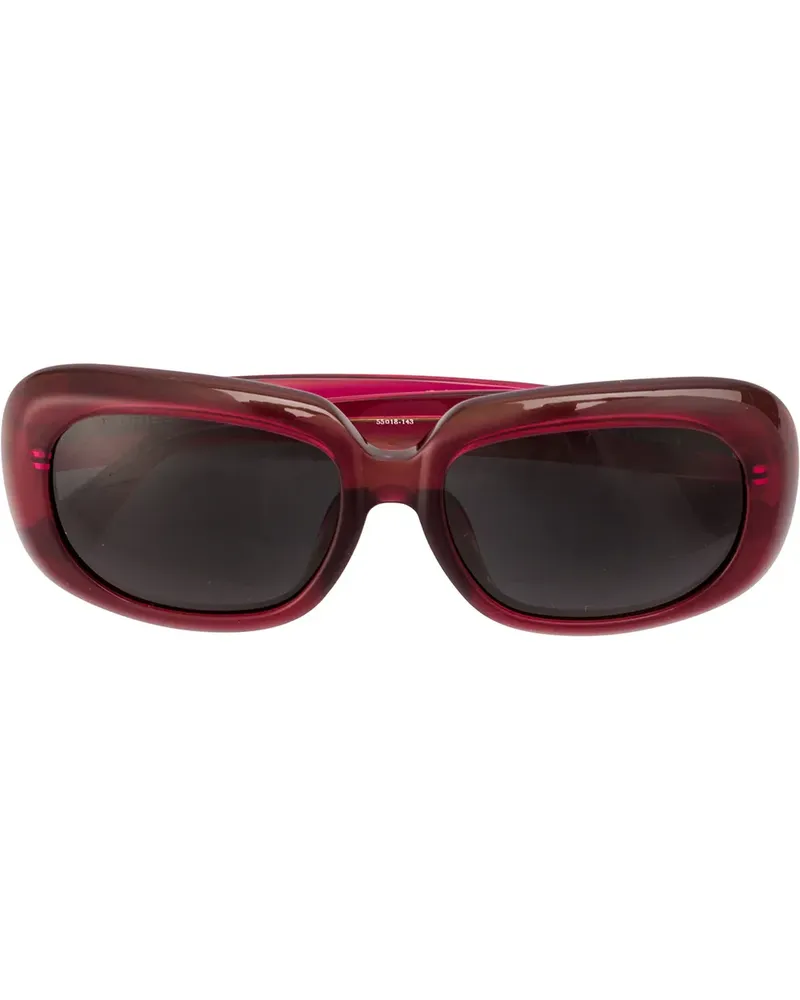 Linda Farrow Gallery x Dries Van Noten '75' Sonnenbrille - Rosa Rosa