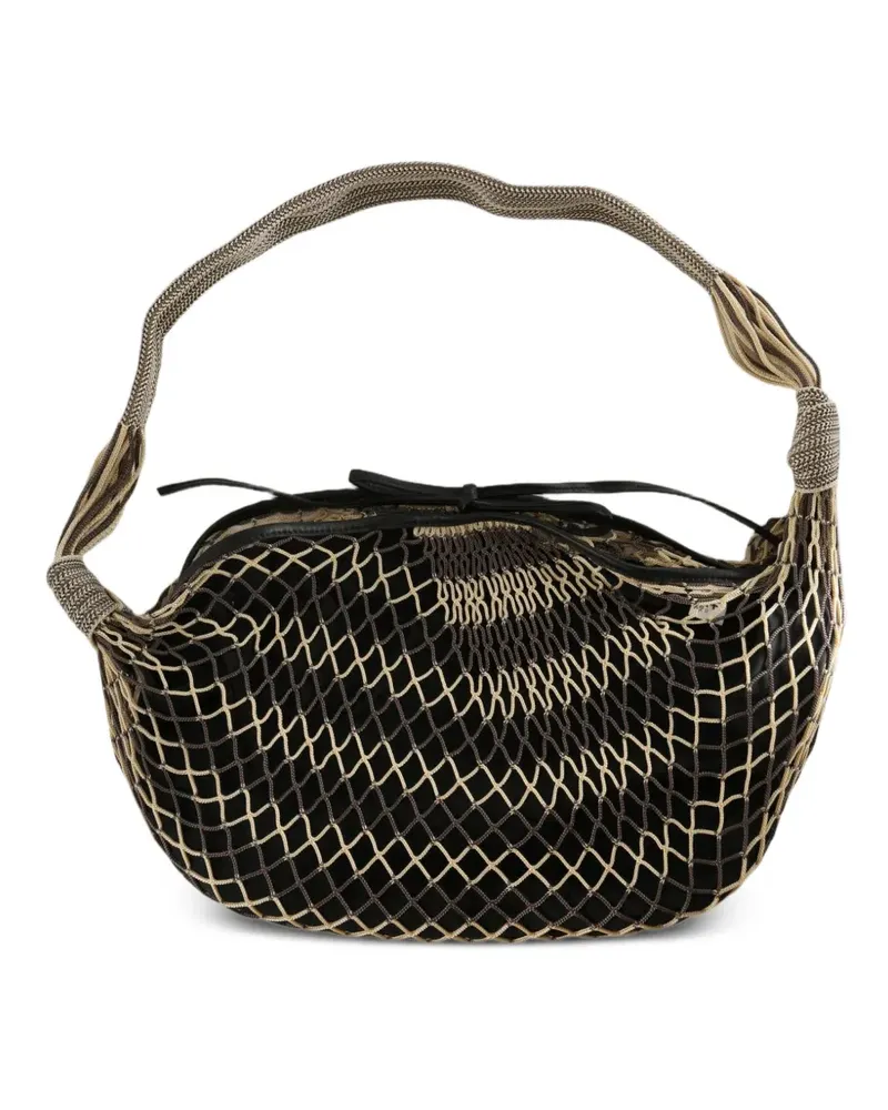 Christophe Lemaire Croissant filt bag - Nude Nude