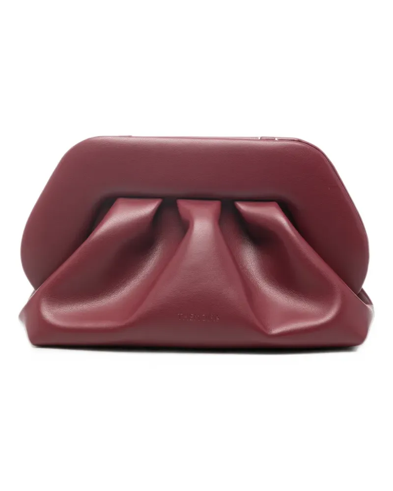 THEMOIRÈ Bios ruched clutch bag - Rot Rot