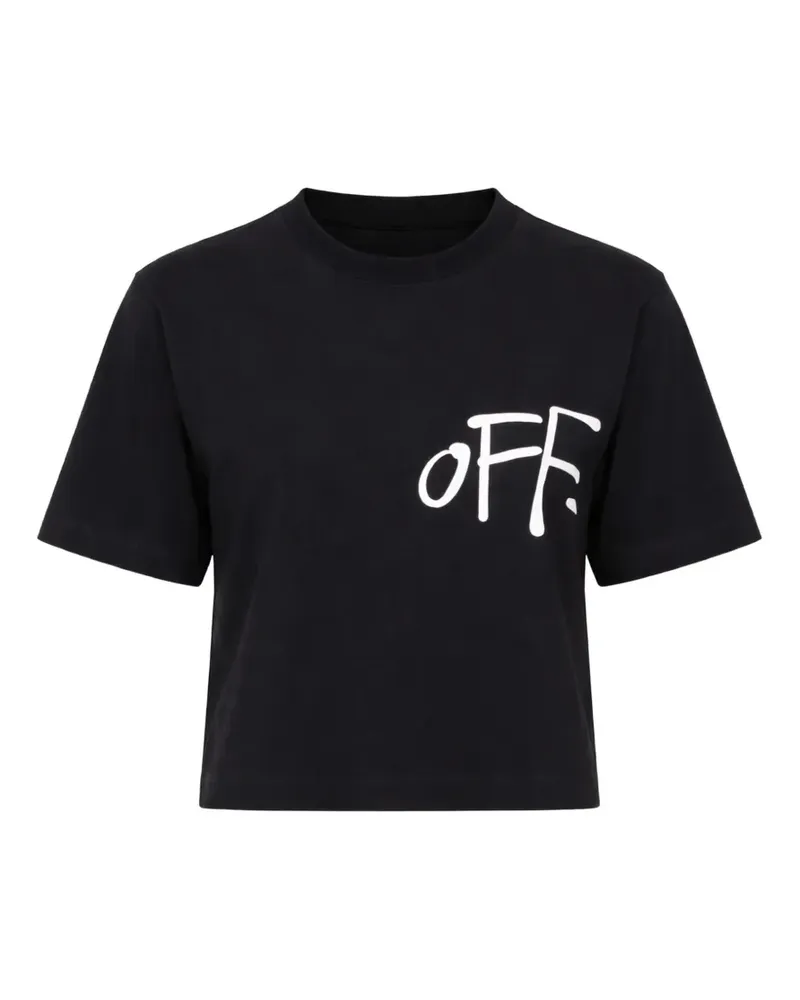 OFF-WHITE Shared T-Shirt mit Print - Schwarz Schwarz