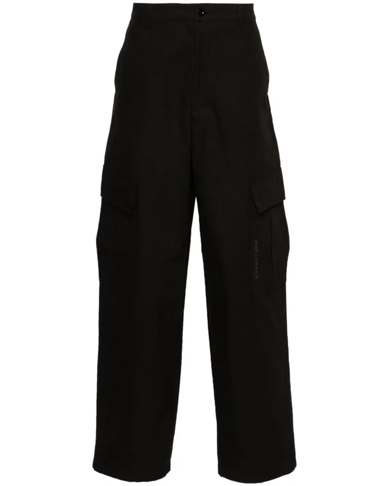 Acne Studios Cargohose aus Ripstop - Schwarz Schwarz