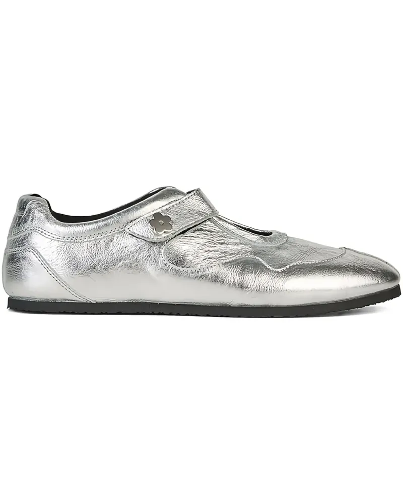 Cecilie Bahnsen Cosmo Sneakers mit Blumendetail - Silber Silber