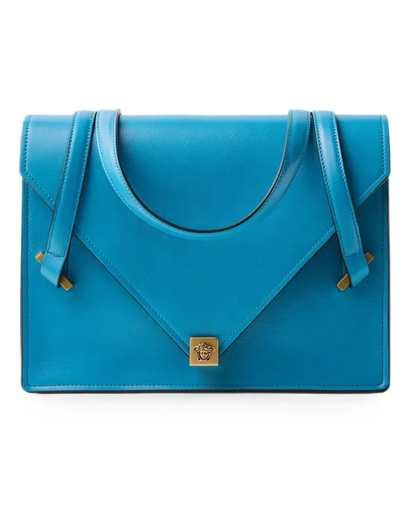 Versace Severine leather shoulder bag - Blau Blau