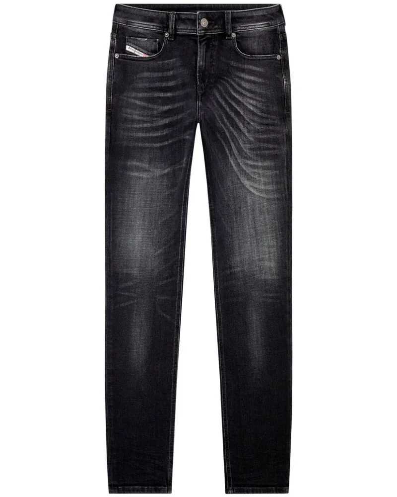 Diesel 1979 Sleenker Skinny-Jeans - Schwarz Schwarz