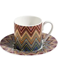 Missoni Home 2er-Set Kaffeetassen Mehrfarbig