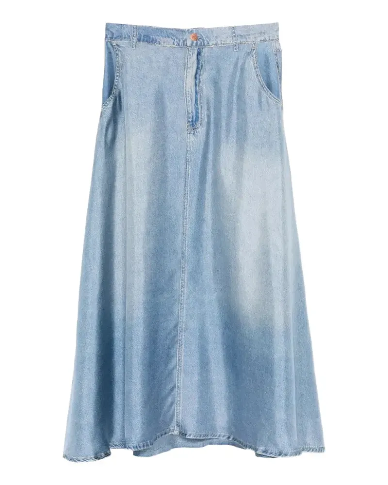 Pierre-Louis Mascia Jeansrock in A-Linie - Blau Blau