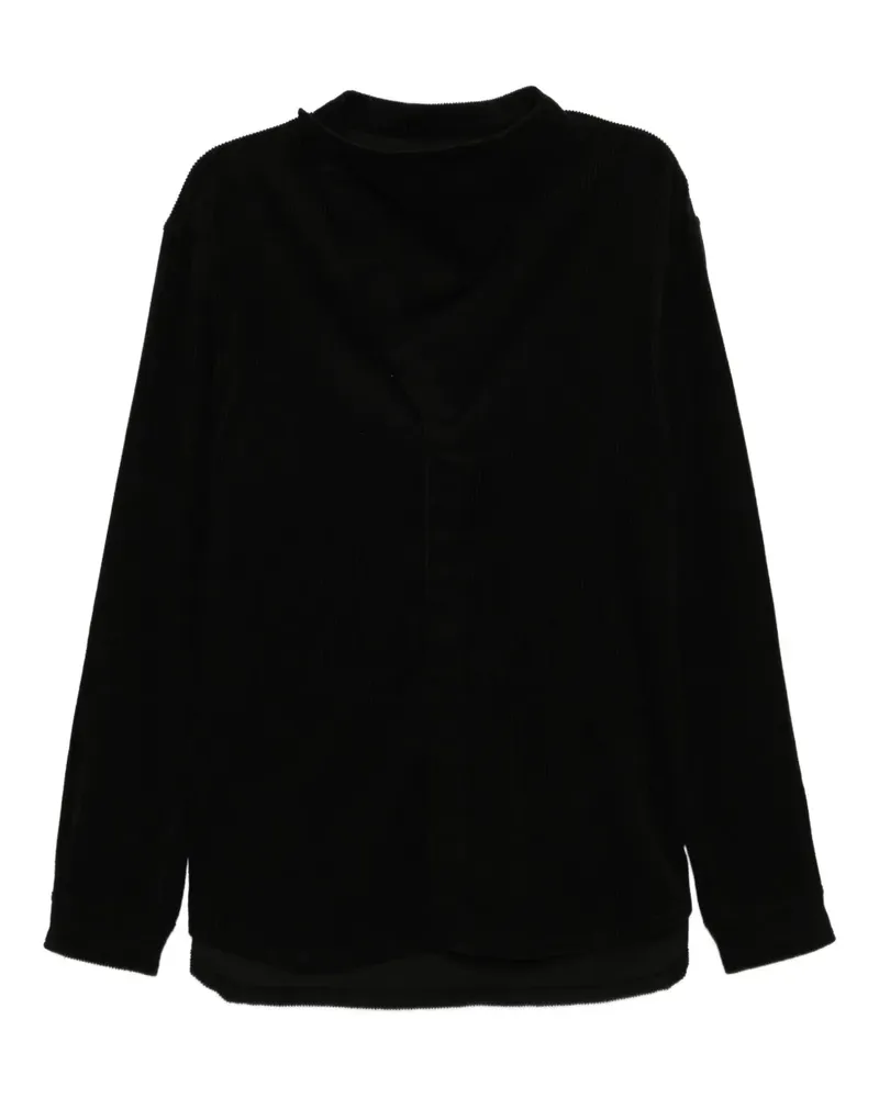 Rick Owens Island Hemd - Schwarz Schwarz