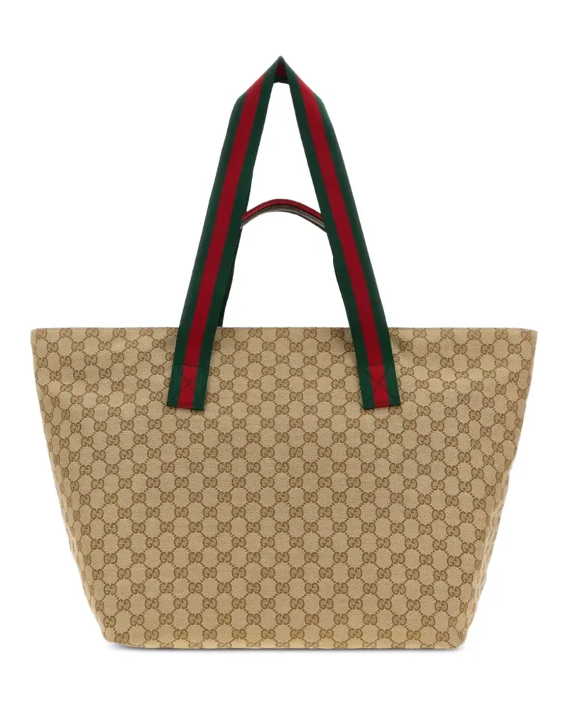 Gucci Mittelgroßer GG Tote Bag - Nude Nude
