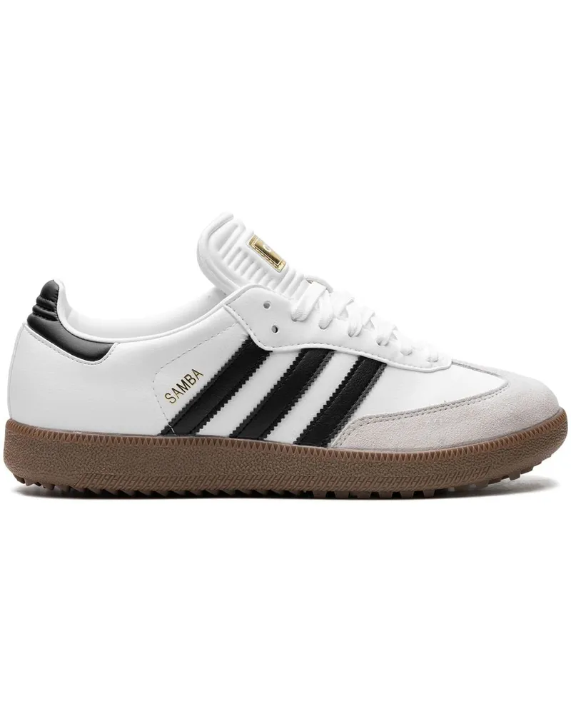 adidas Samba Golf "Cloud White/Core Black/Gum" Golfschuhe Weiß