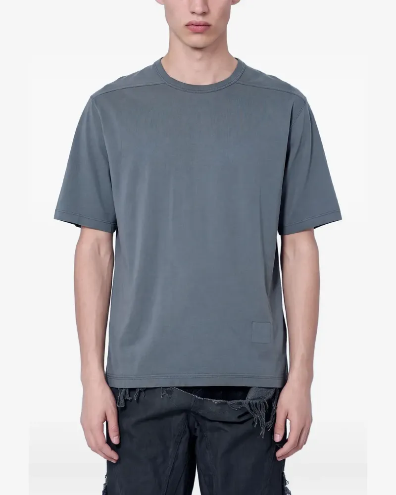 DRKSHDW by Rick Owens Brad T Jersey-T-Shirt mit Logo-Motiv - Grau Grau