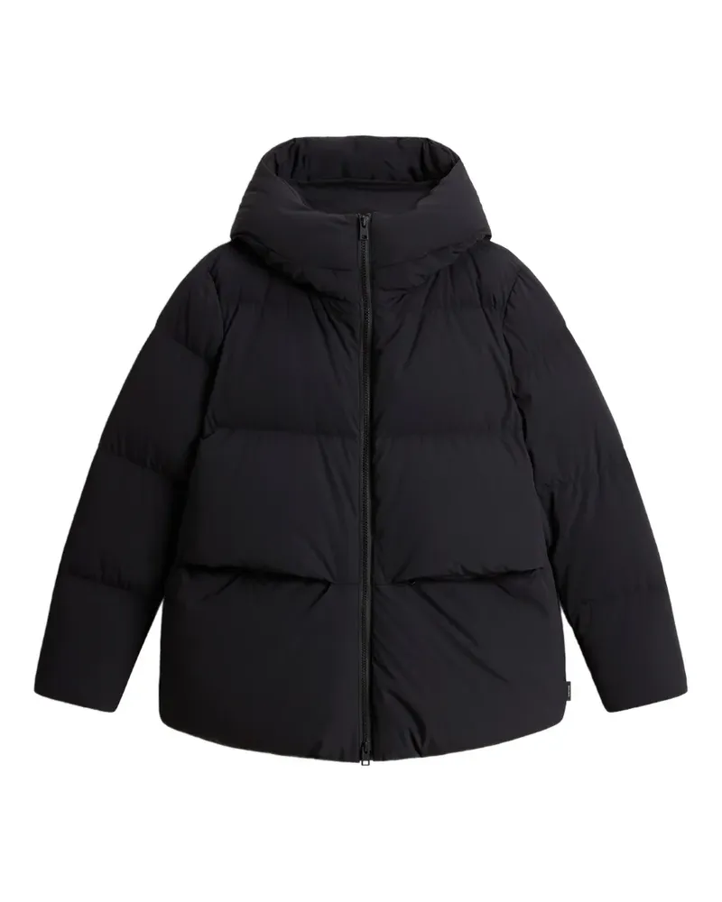 Woolrich Gefütterte Kapuzenjacke - Schwarz Schwarz