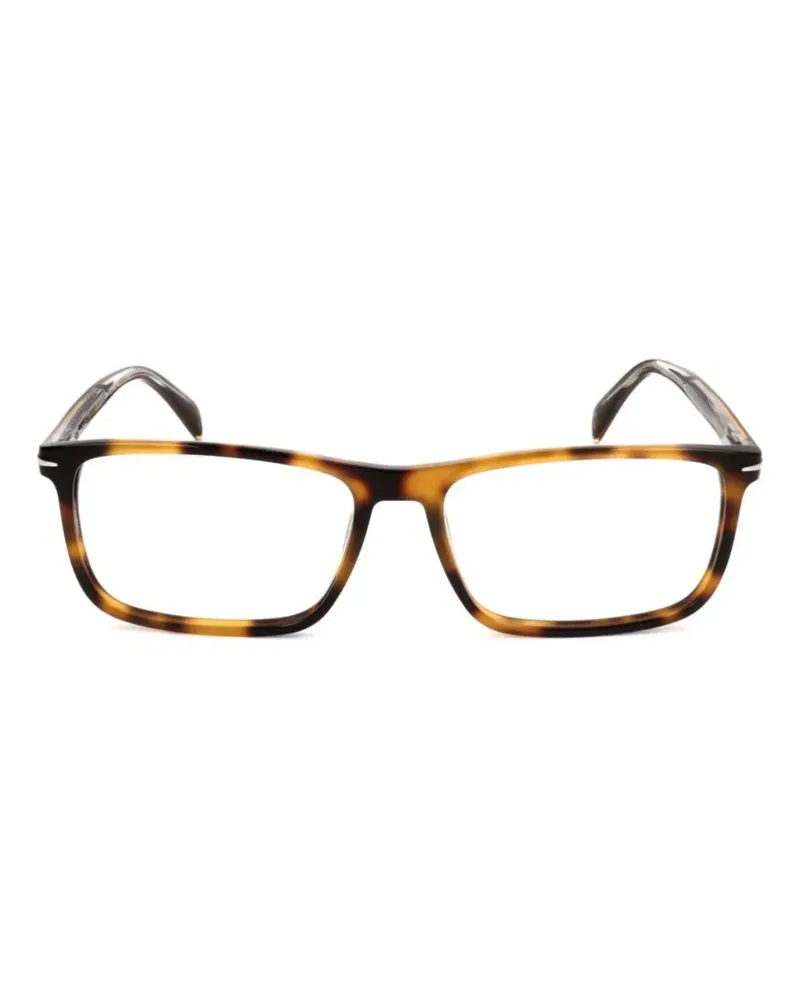 EYEWEAR by DAVID BECKHAM Brille mit eckigem Gestell - Braun Braun