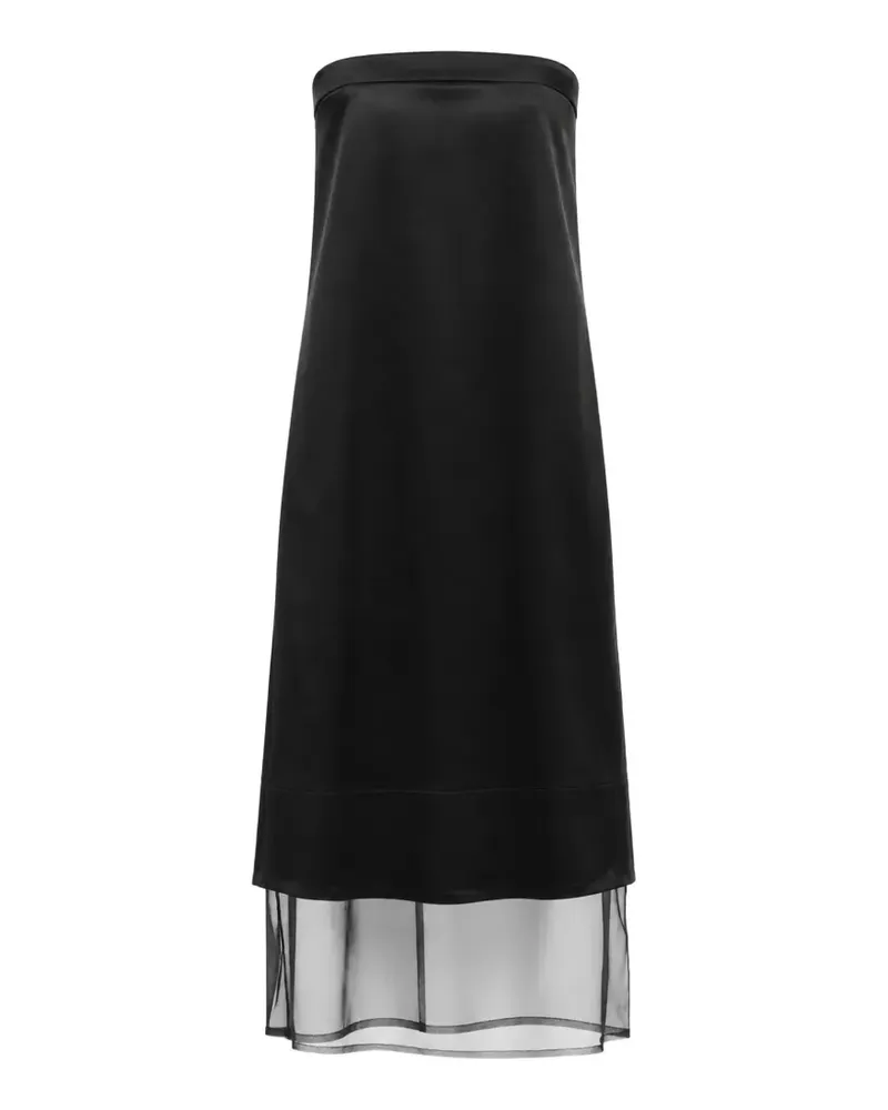 esse Cartia column midi dress - Schwarz Schwarz