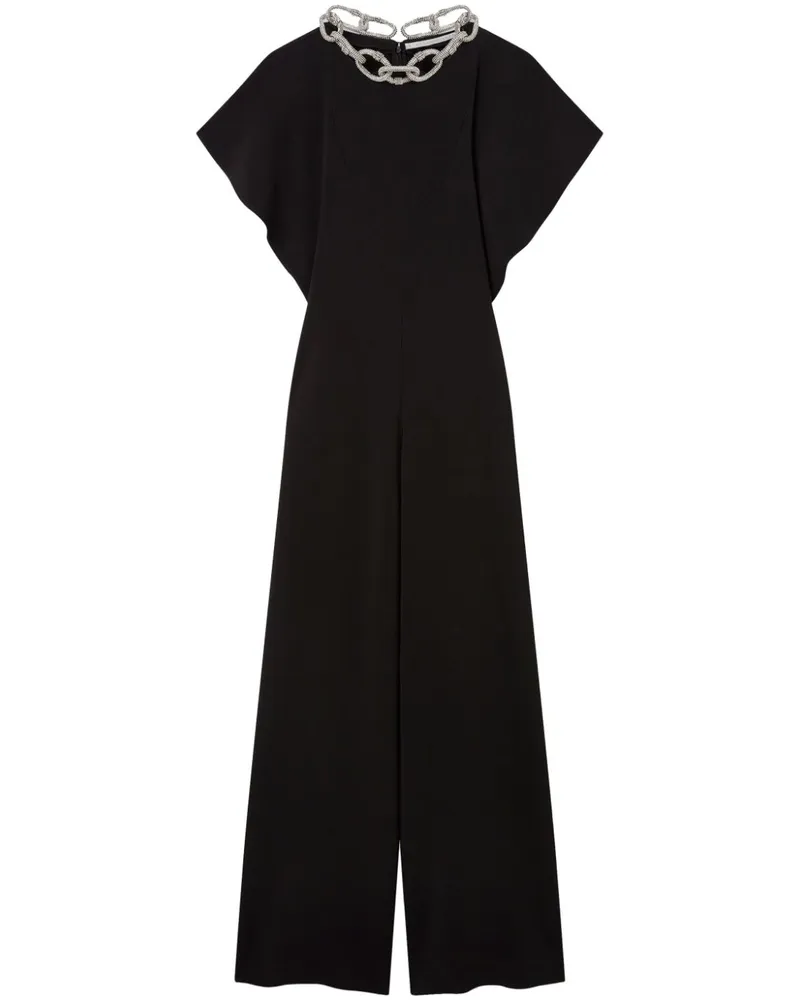 Stella McCartney Jumpsuit mit Kettendetail - Schwarz Schwarz