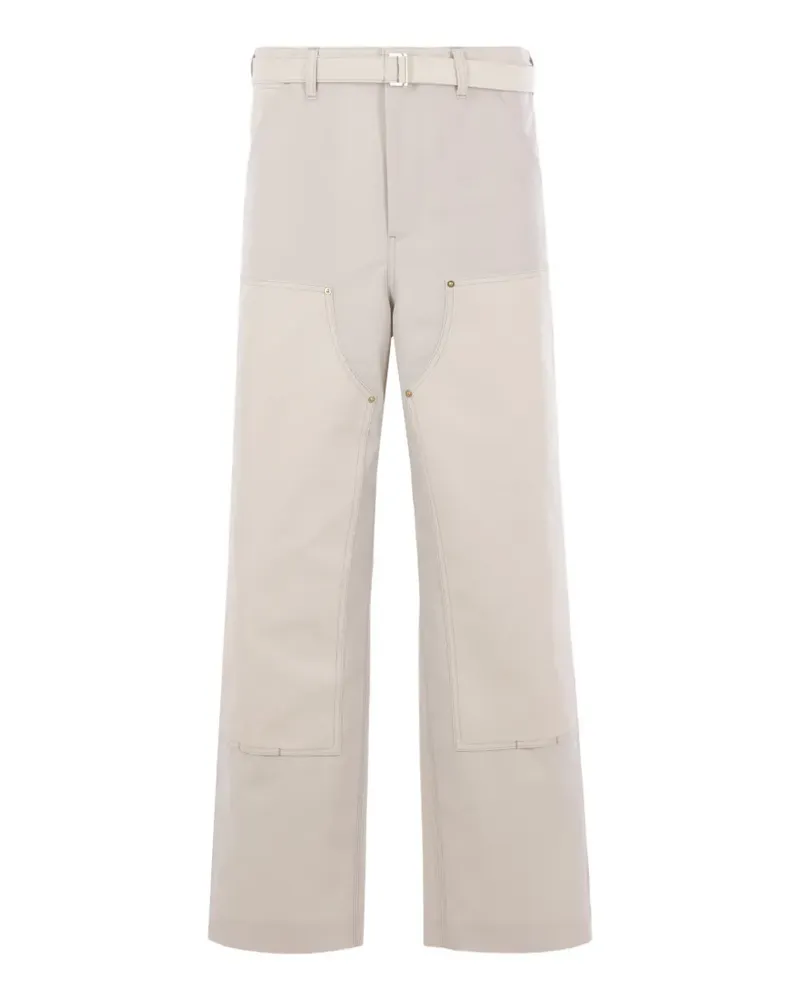 Carhartt WIP Hose mit Gürtel - Weiß Weiß