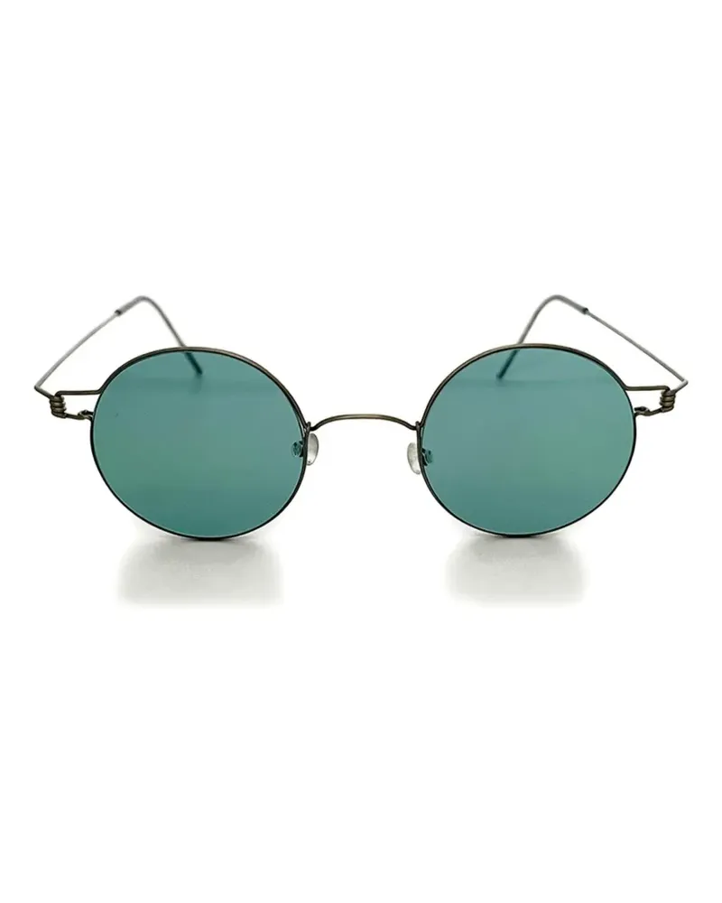Lindberg round-frame titanium sunglasses - Grau Grau