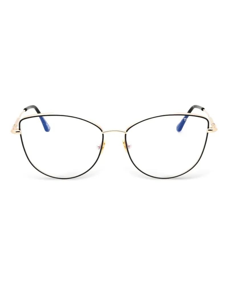 Tom Ford cat-eye frame glasses - Schwarz Schwarz