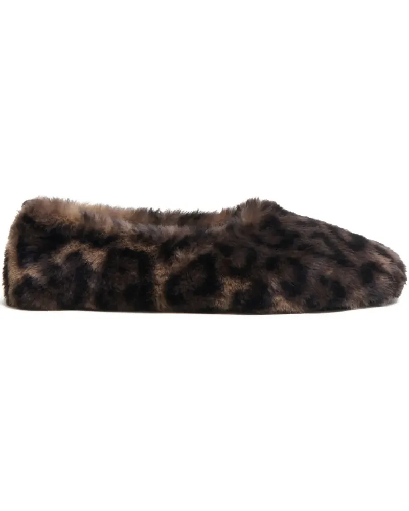 APPARIS Magda Slipper mit Leopardenmuster - Braun Braun