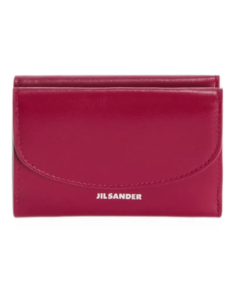 Jil Sander Cannolo wallet mini - Rosa Rosa