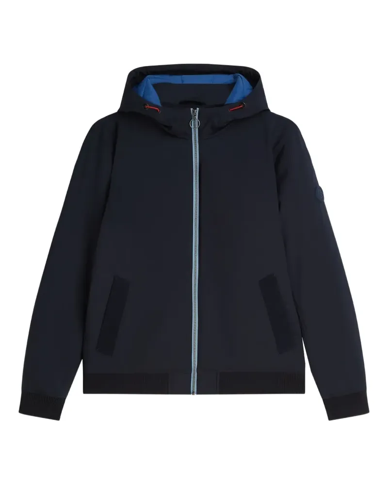 Scotch&Soda hooded zip-up jacket - Blau Blau