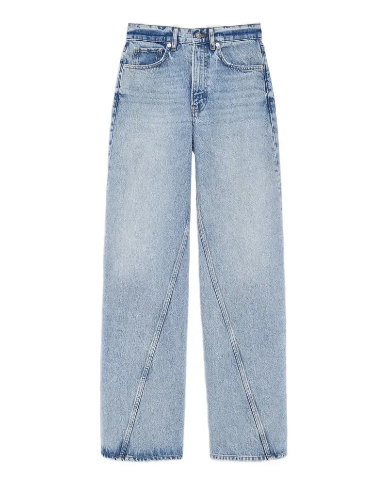 Anine Bing Brie Jeans 33" - Blau Blau