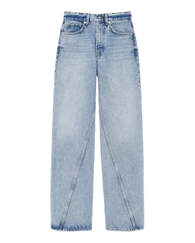Anine Bing Brie Jeans 33" - Blau Blau