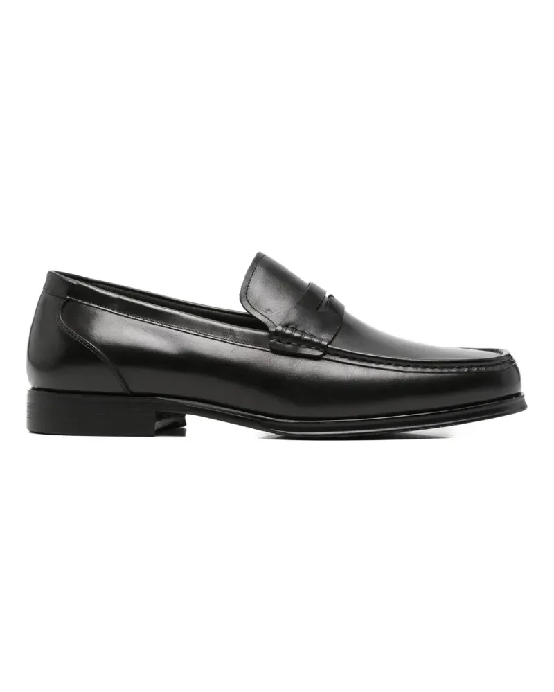 Alberto Gozzi penny loafers - Schwarz Schwarz