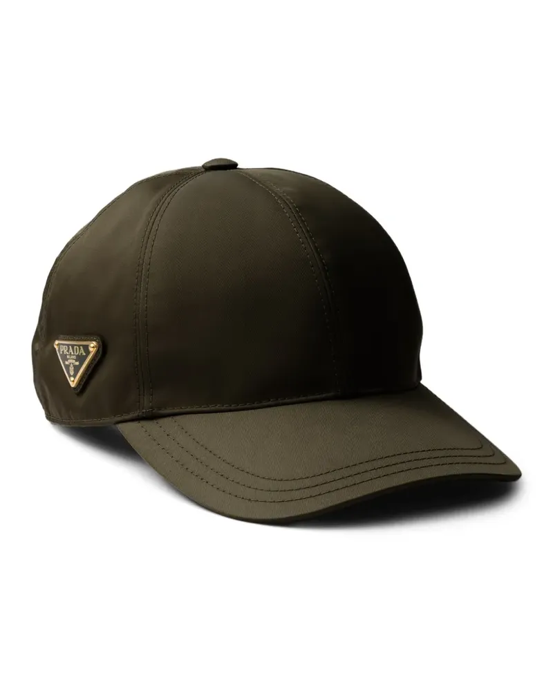 Prada Baseballkappe aus Re-Nylon - Grün Grün